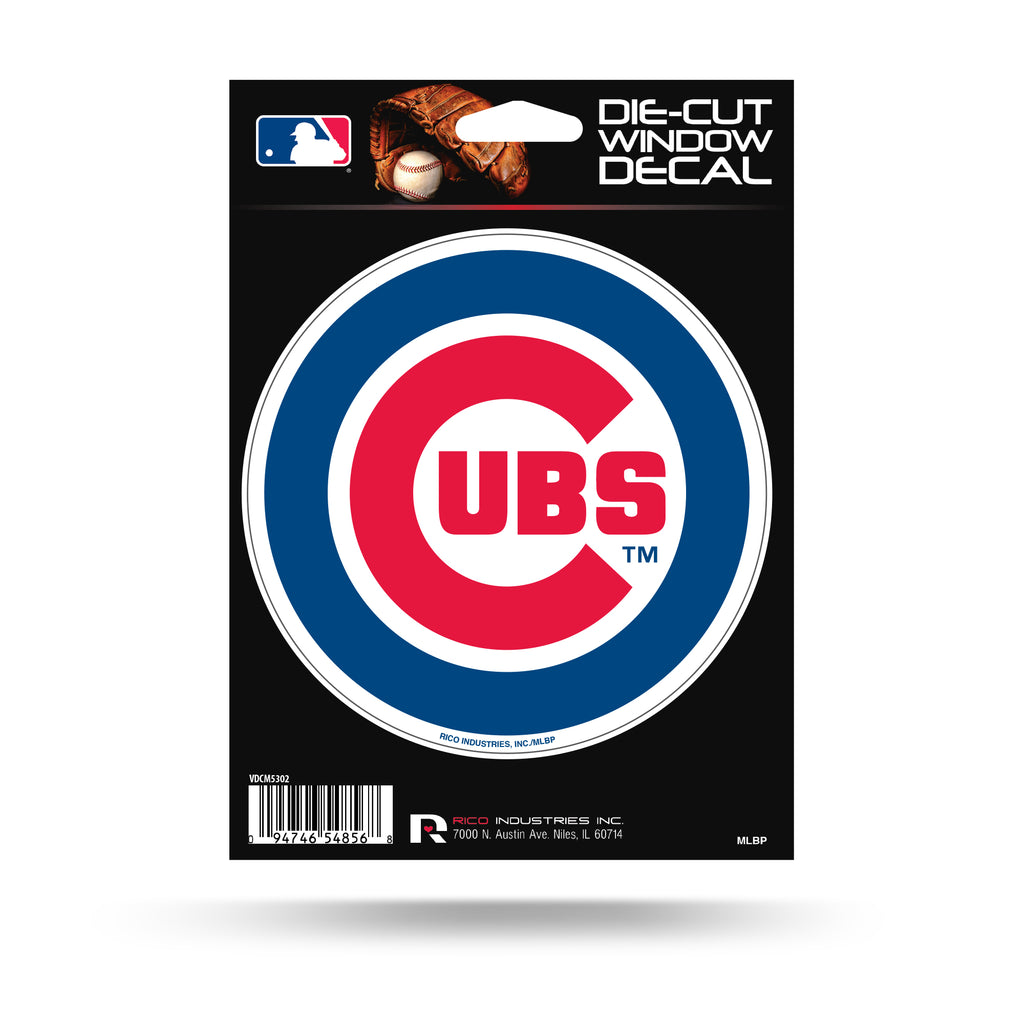 Rico MLB Chicago Cubs Die Cut Auto Decal Car Sticker Medium VDCM