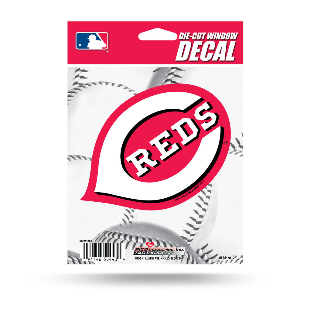 Rico MLB Cincinnati Reds Die Cut Auto Decal Car Sticker Medium VDCM