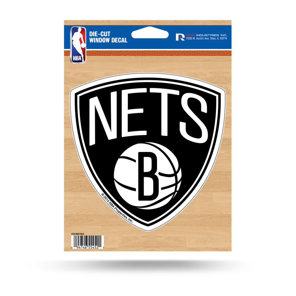 Rico NBA Brooklyn Nets Die Cut Auto Decal Car Sticker Medium VDCM