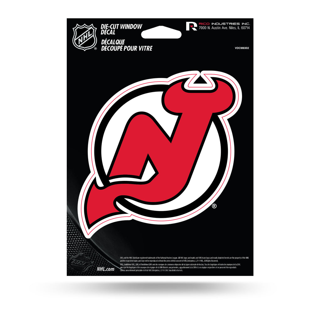 Rico NHL New Jersey Devils Die Cut Auto Decal Car Sticker Medium VDCM