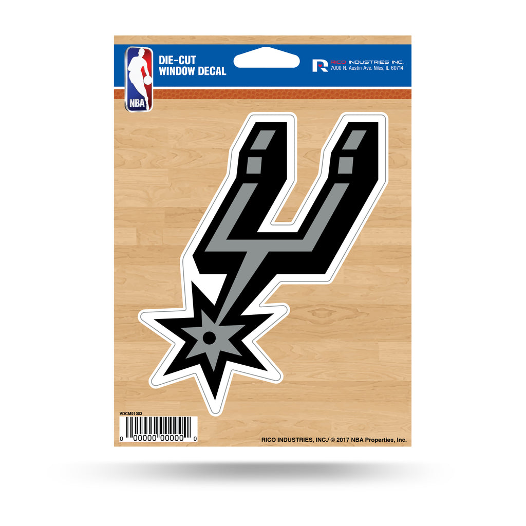 Rico NBA San Antonio Spurs Die Cut Auto Decal Car Sticker Medium VDCM03