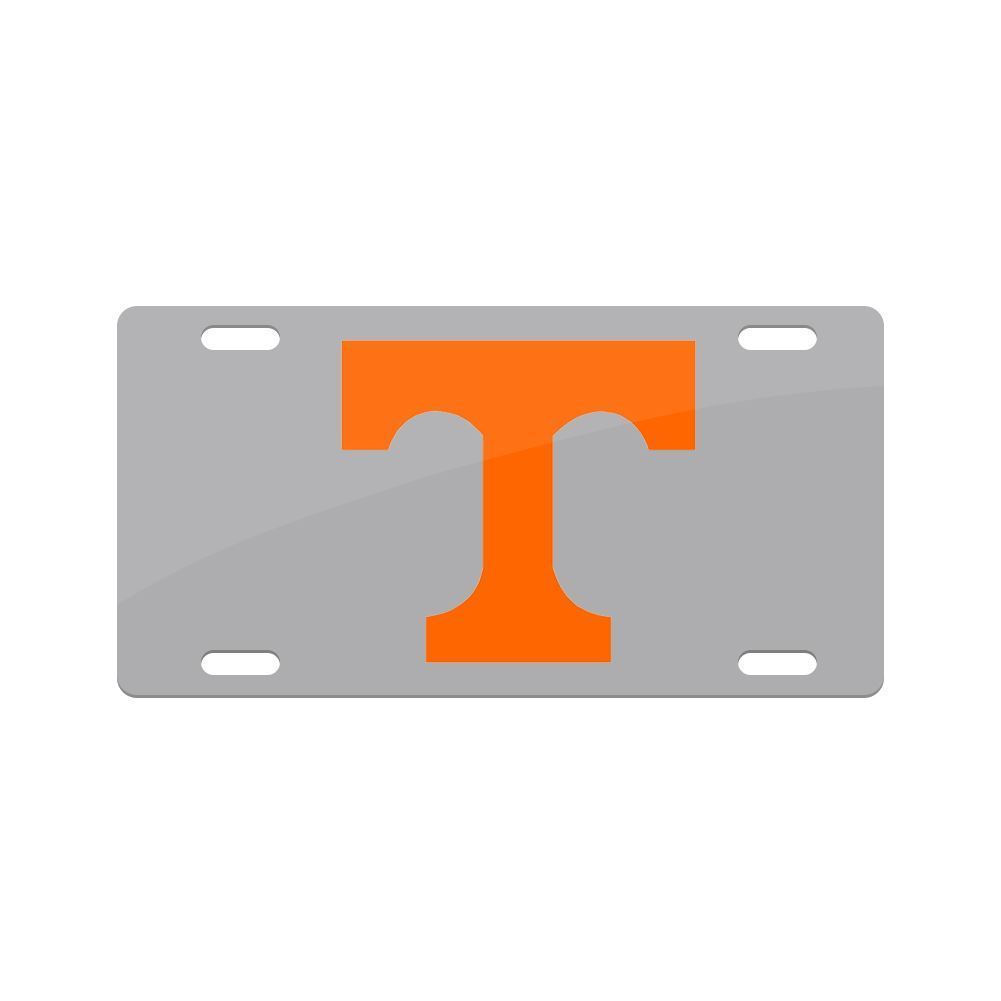 Jay Mac Sports NCAA Tennessee Volunteers Metal License Plate Gray