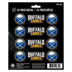 Fanmats NHL Buffalo Sabres Mini Decals 12-Pack