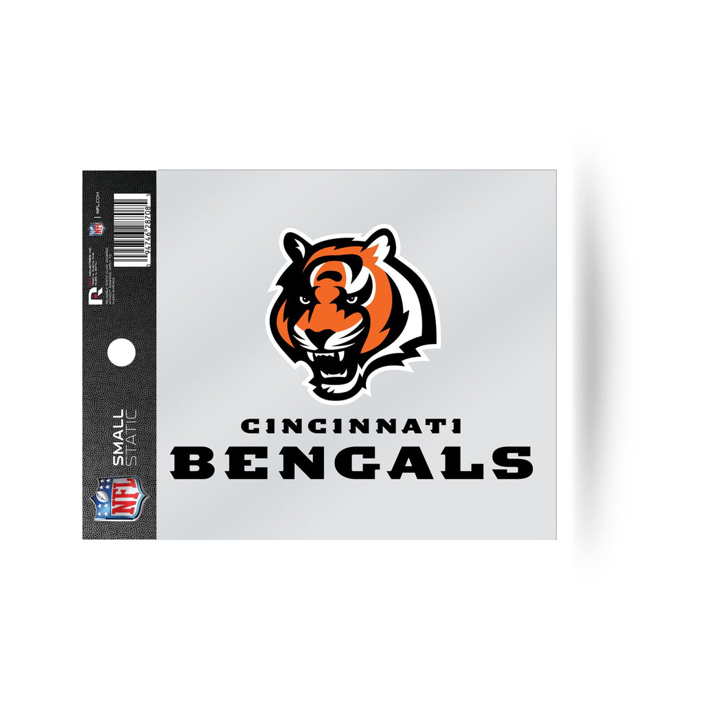 Rico NFL Cincinnati Bengals Logo Static Cling Auto Decal Car Sticker Small SS