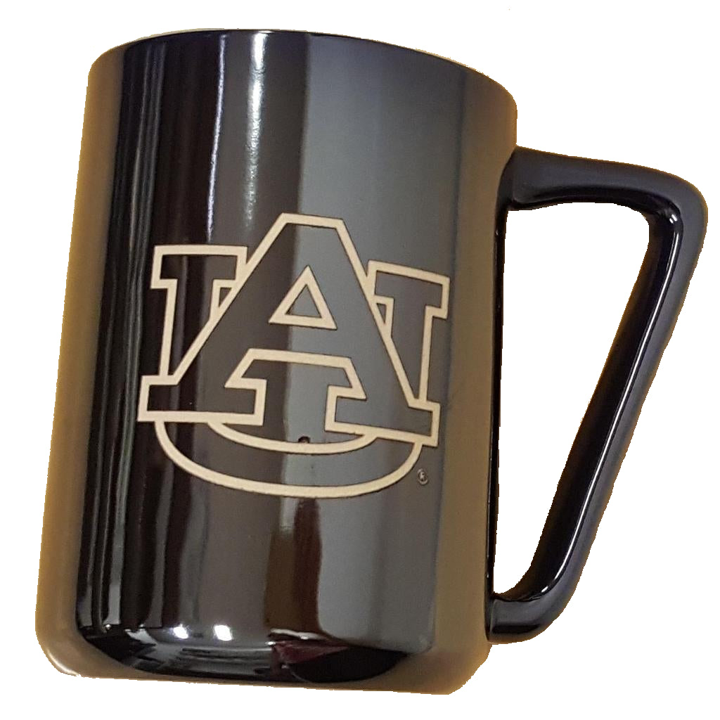 Duck House NCAA Auburn Tigers Laser Engraved Ceramic Mug 16 oz.