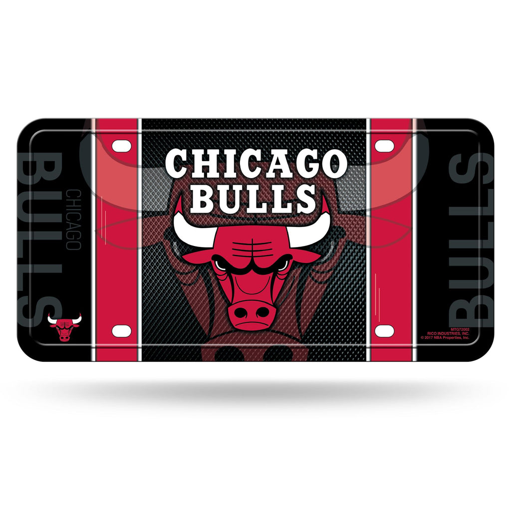 Rico NBA Chicago Bulls Auto Metal Tag Car License Plate MTG02