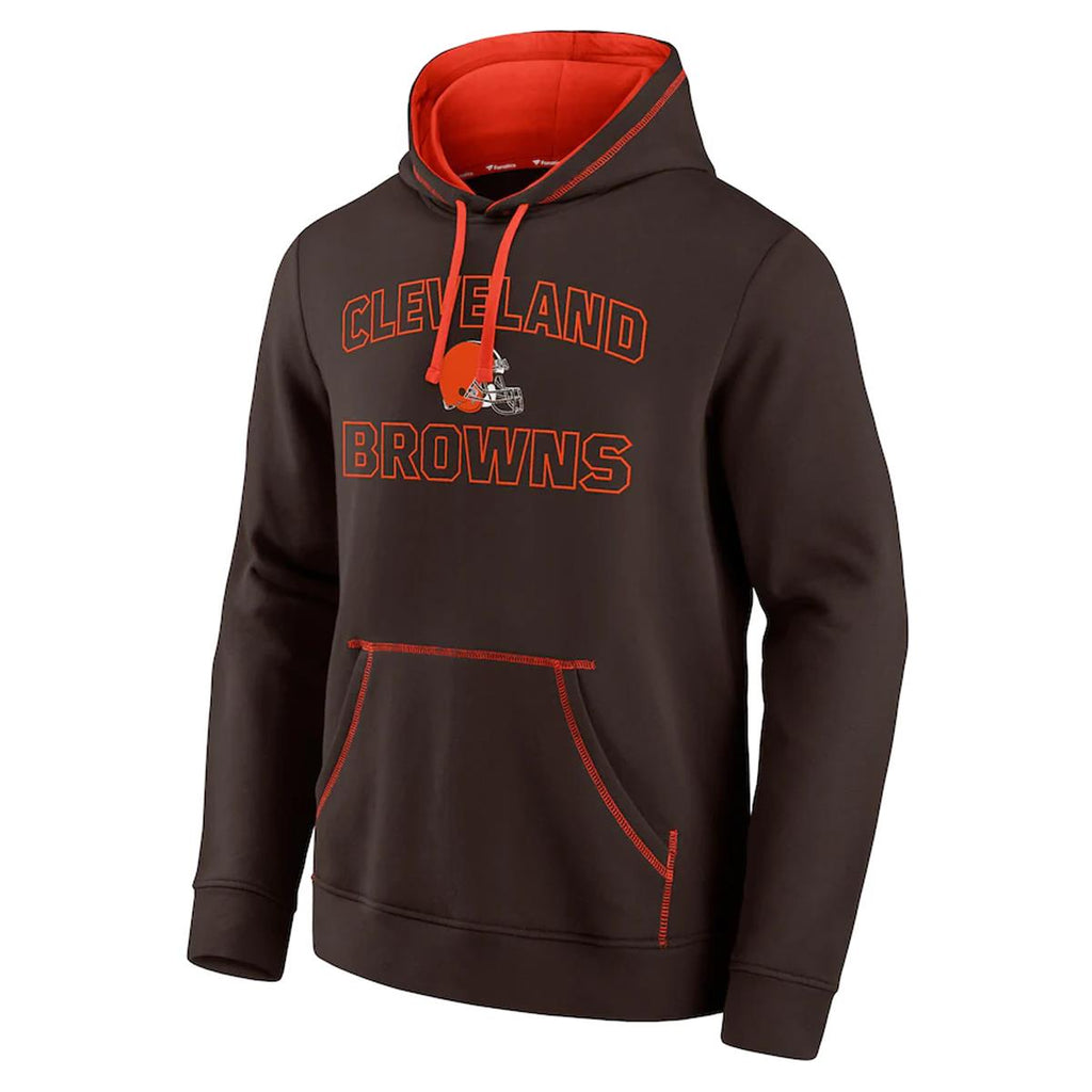 Fanatics NFL Men's Cleveland Browns Tiebreaker Fleece Pullover Hoodie