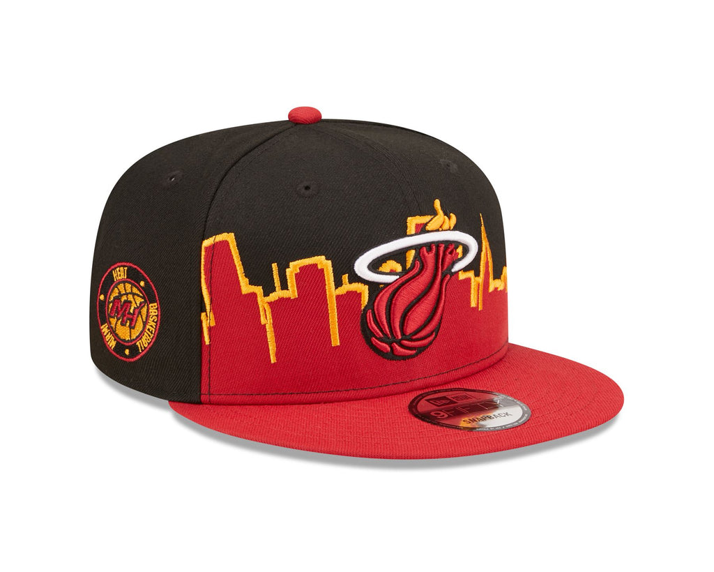 New Era NBA Men's Miami Heat Tip Off 22 9FIFTY Snapback Hat OSFM