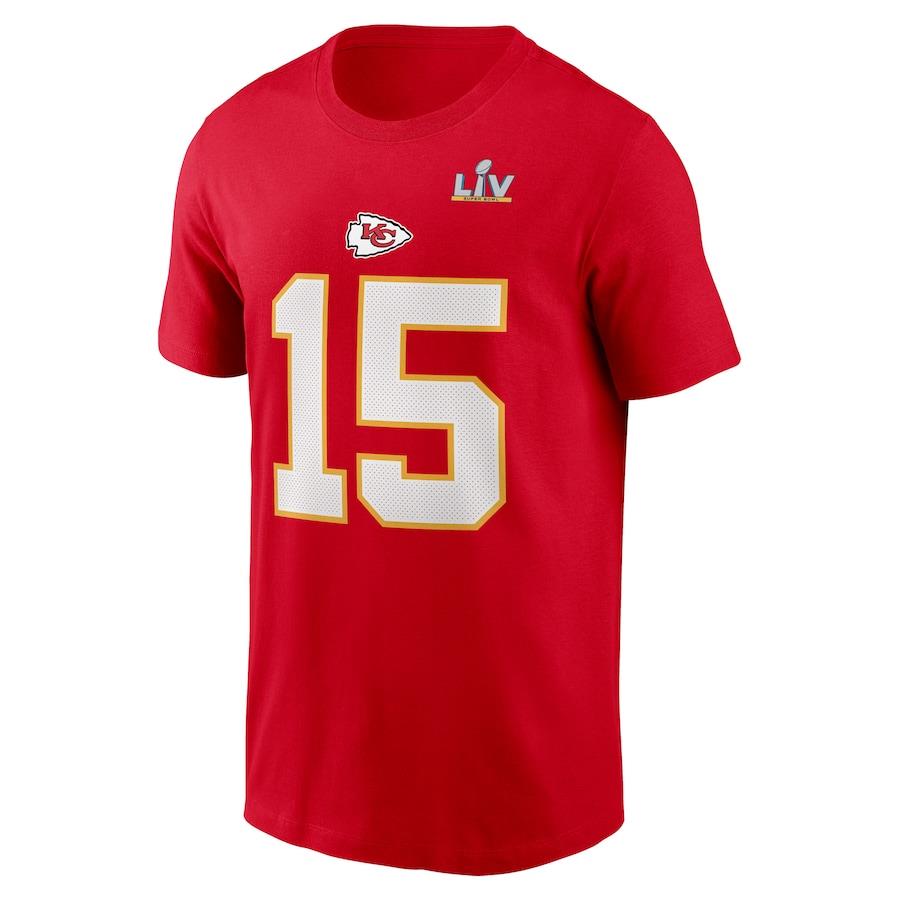 Nike Men's Kansas City Chiefs Patrick Mahomes Super Bowl LV Bound Name & Number T-Shirt