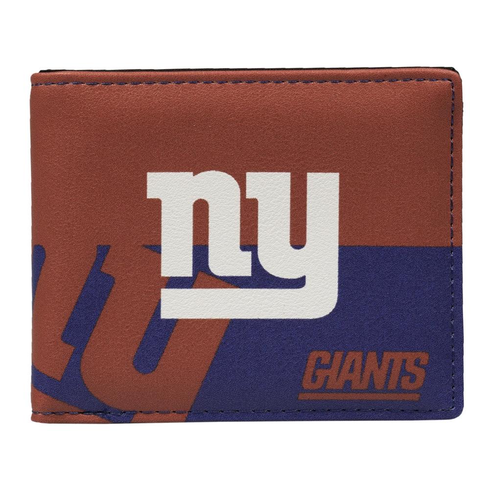 Little Earth NFL Unisex New York Giants Bi-Fold Wallet Red/Blue One Size