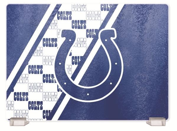 Duck House NFL Indianapolis Colts Glass Cutting Board 14"x10"