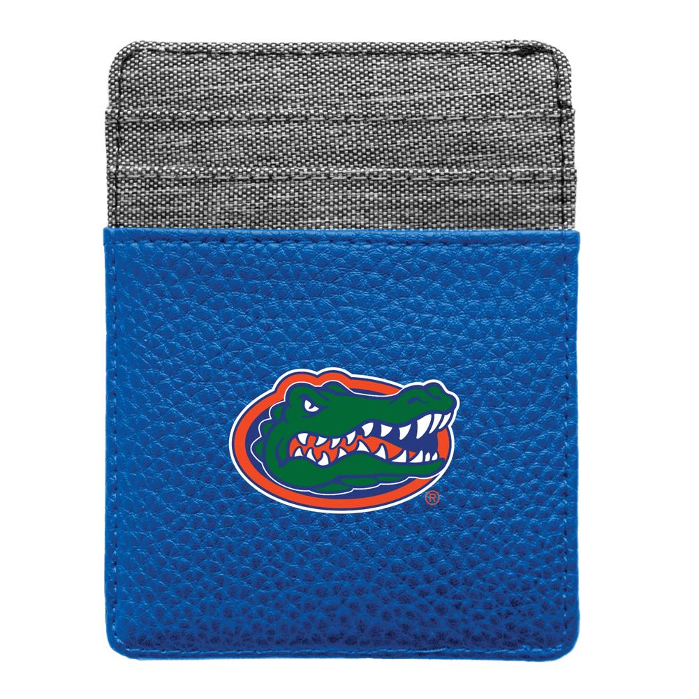 Little Earth NCAA Unisex Florida Gators Pebble Front Pocket Wallet Blue One Size