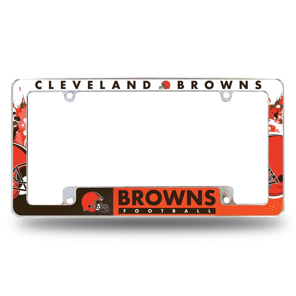 NFL Cleveland Browns License Plate Frame Black