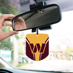 Fanmats NFL Washington Commanders Shield Design Air Freshener 2-Pack