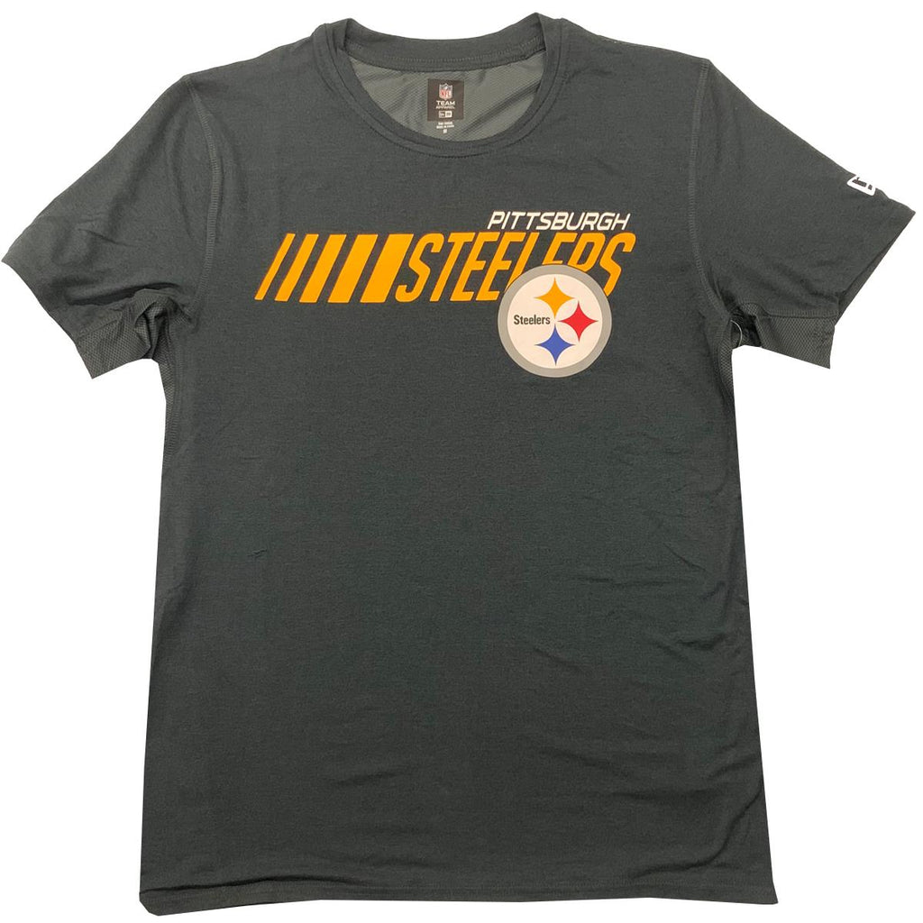 New Era NFL Men's Pittsburgh Steelers Studded Stripe Lightweight T-Shirt