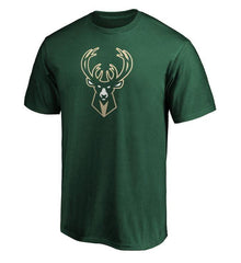 Fanatics Branded NBA Men's #34 Giannis Antetokounmpo Milwaukee Bucks Playmaker Name & Number T-Shirt