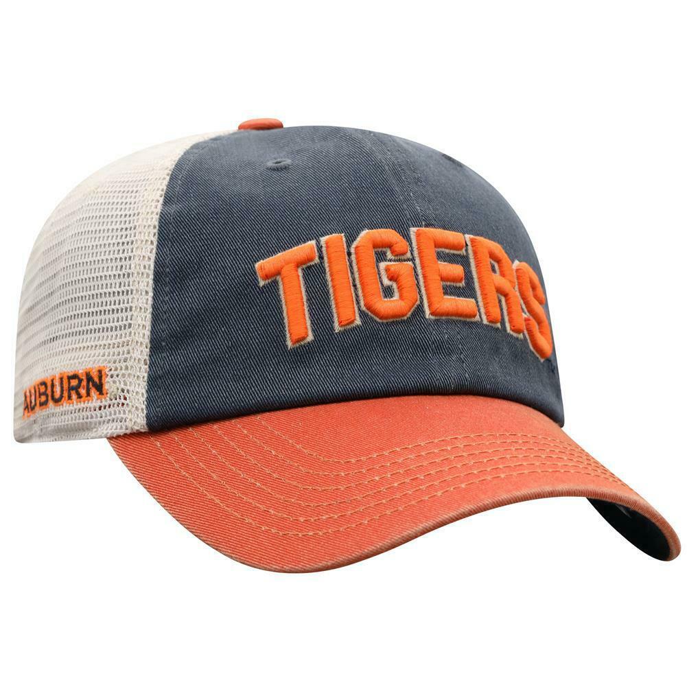 Top Of The World NCAA Men's Auburn Tigers ANDY 3-Tone Adjustable Strap Back Hat