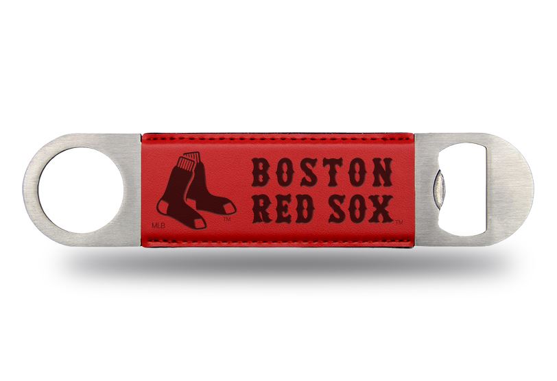 Rico MLB Boston Red Sox Laser Engraved Bar Blade Bottle Opener Red