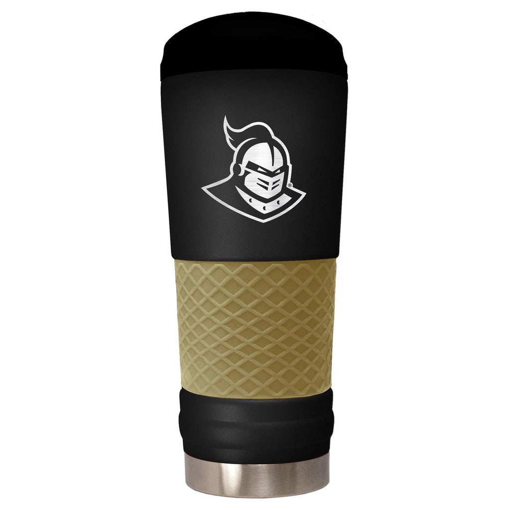 Great American Products NCAA Central Florida Knights (UCF) Powder Coated Draft Tumbler 24oz Black