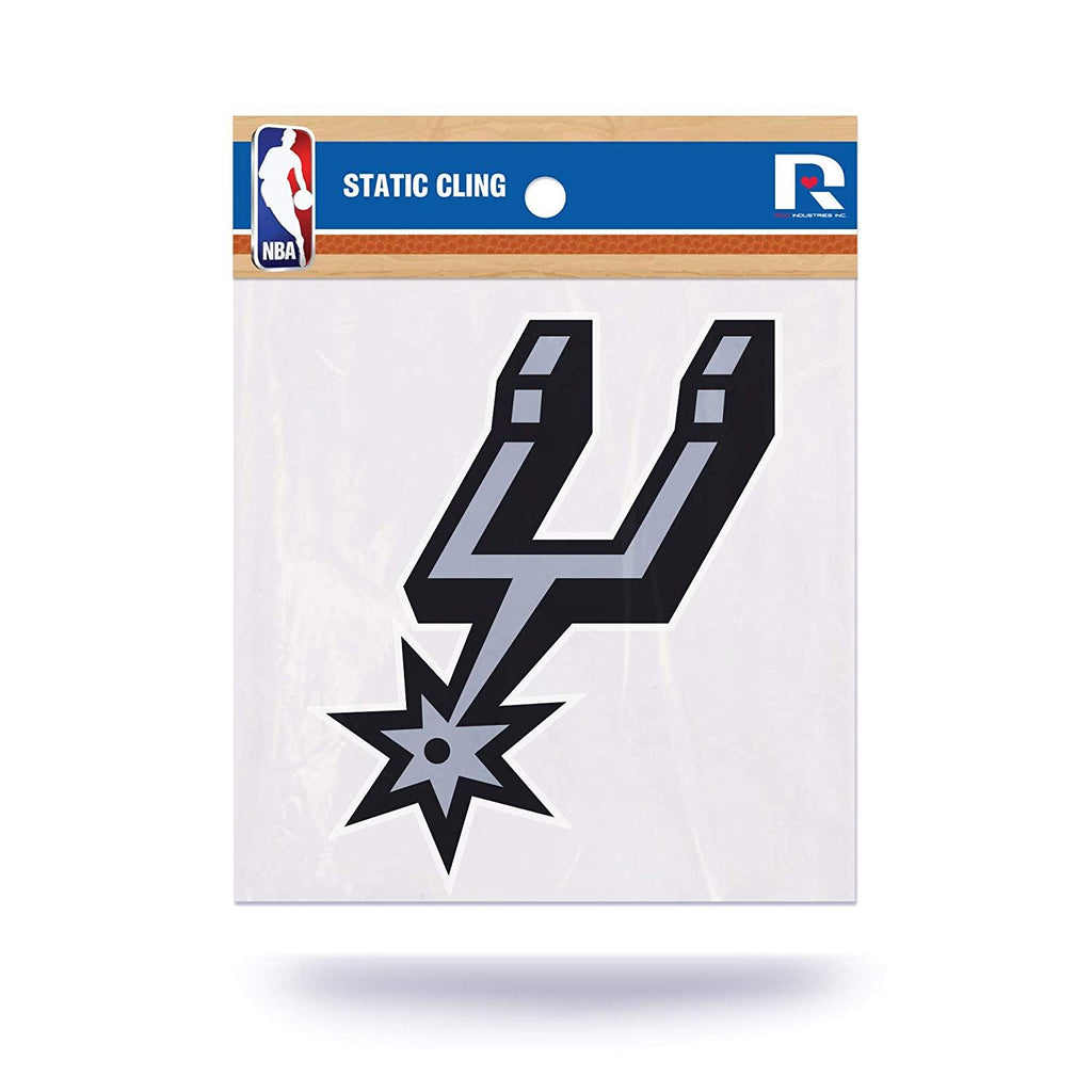 Rico NBA San Antonio Spurs Shape Cut Static Cling Auto Decal Car Sticker Medium SSCM