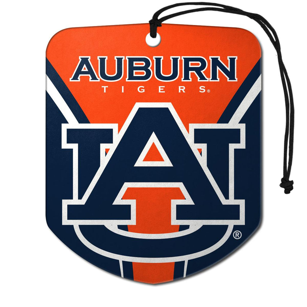 Fanmats NCAA Auburn Tigers Shield Design Air Freshener 2-Pack
