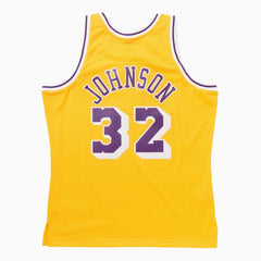 Mitchell & Ness NBA Men's Los Angeles Lakers Magic Johnson 1984-85 Hardwood Classics Swingman Home Jersey