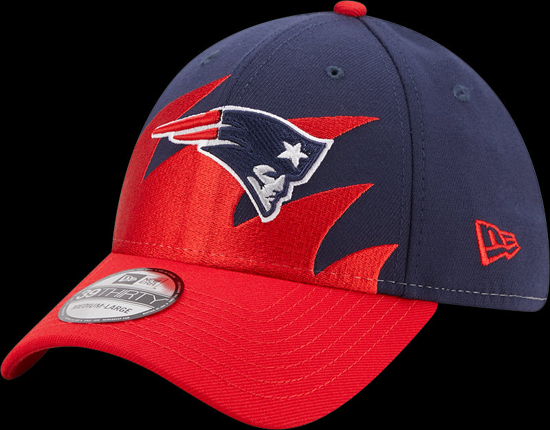 Men's New Era Navy/Red New England Patriots Surge 39THIRTY Flex Hat