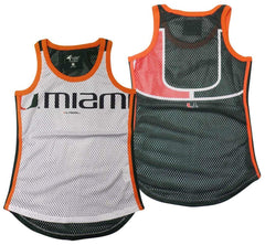 G-III NCAA Women's Miami Hurricanes Opening Day Mesh Tank Top