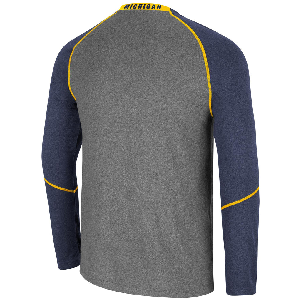 Colosseum NCAA Men's Michigan Wolverines George Longsleeve