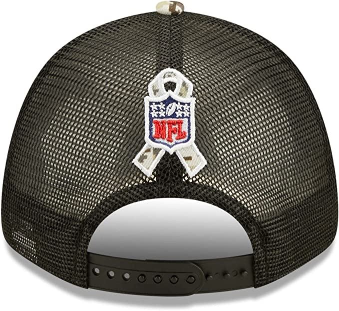 New Era NFL Men's Baltimore Ravens 2022 Salute To Service 9Forty Snapback Adjustable Hat Black/Digital Camo