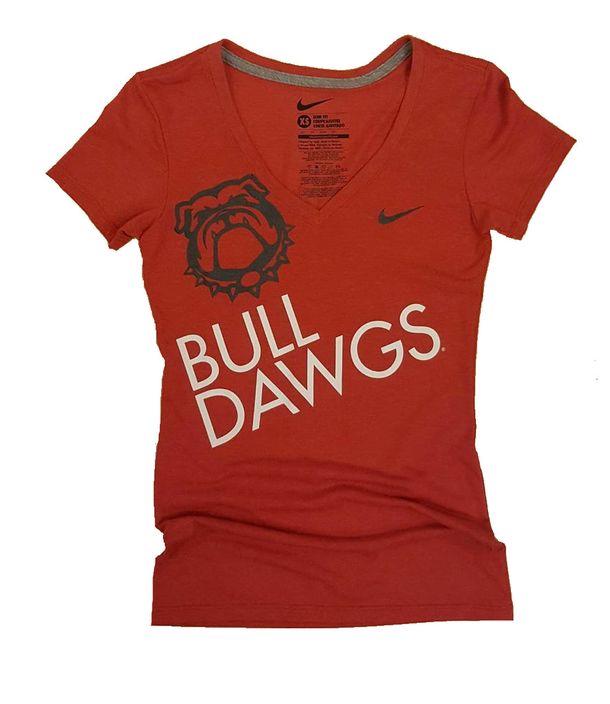 Nike NCAA Women's Georgia Bulldogs Up Kilte T-Shirt