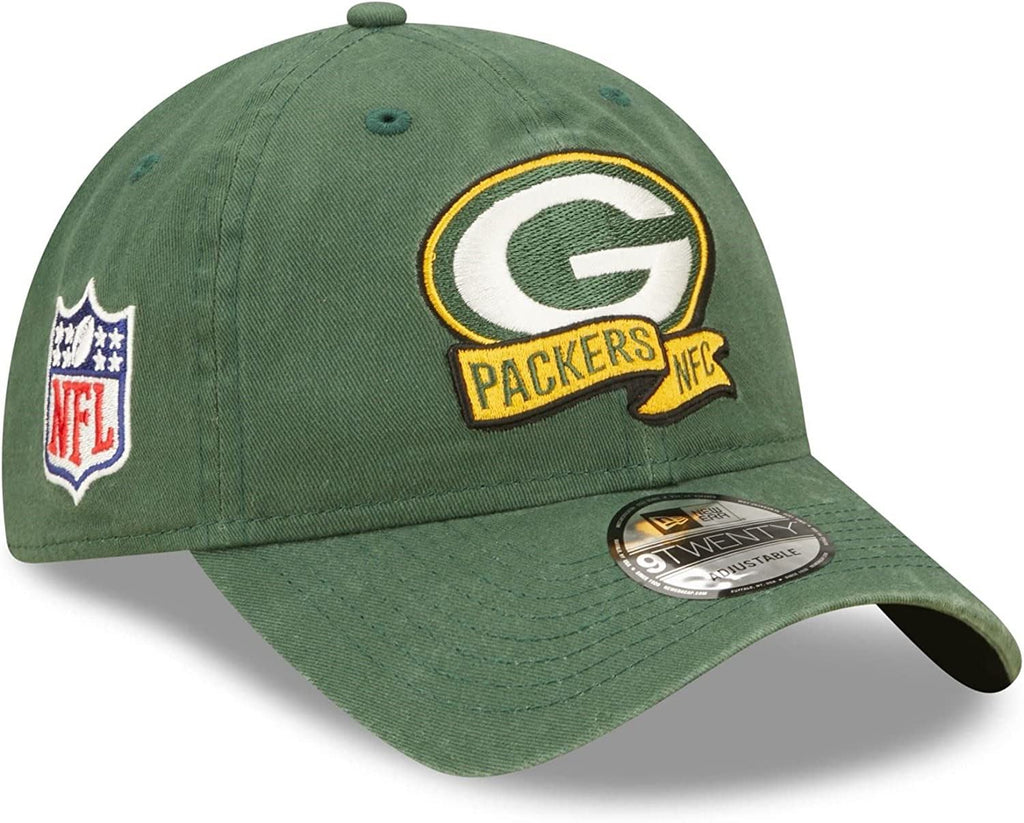 New Era NFL Men's Green Bay Packers NFL Sideline Home 2022 9TWENTY Adjustable Hat Green