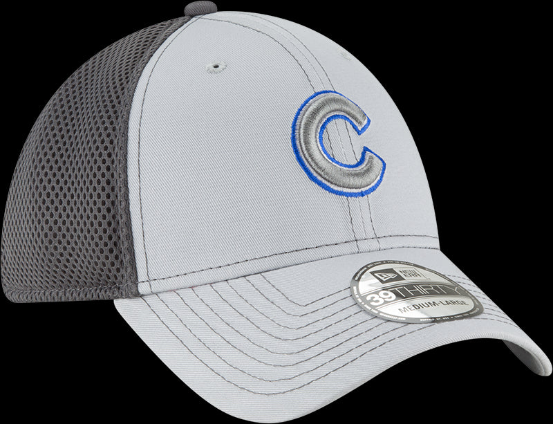New Era MLB Men's Chicago Cubs Grayed Out Neo 39THIRTY Flex Hat