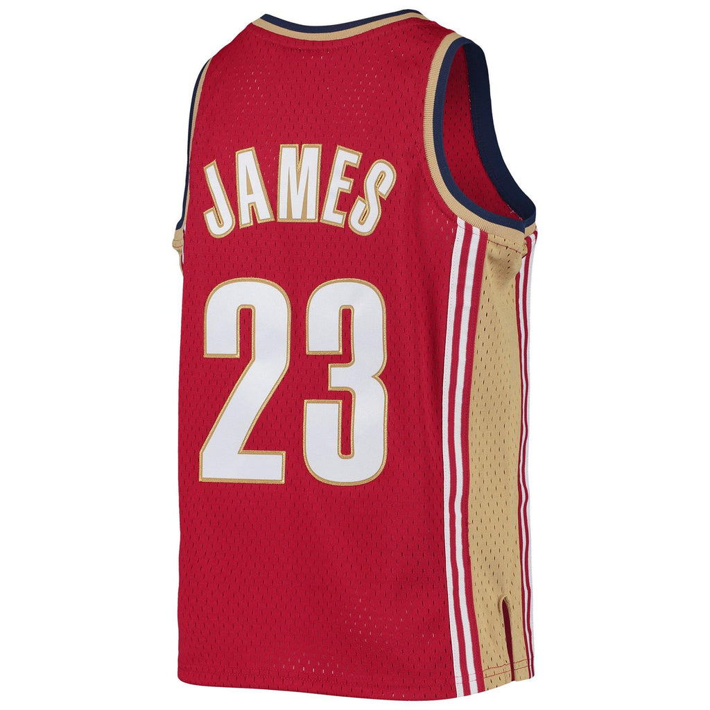 Mitchell & Ness | Mens Swingman Cleveland Cavaliers NBA 2003-04 LeBron James Jersey, White / S