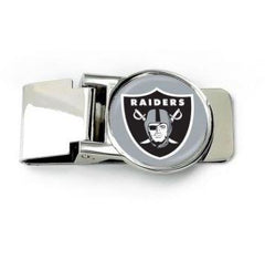 Aminco NFL Las Vegas Raiders Classic Hinged Money Clip Silver