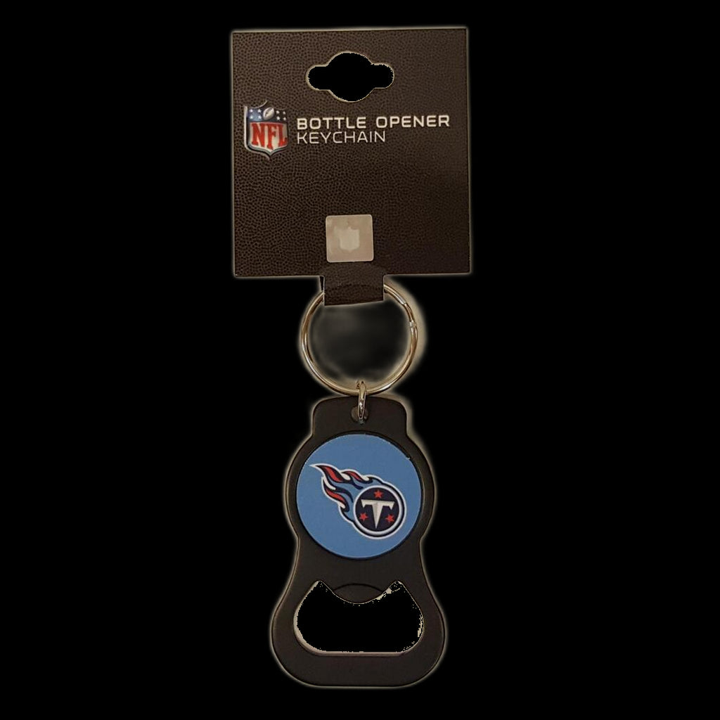 Aminco NFL Tennessee Titans Bottle Opener Keychain Black