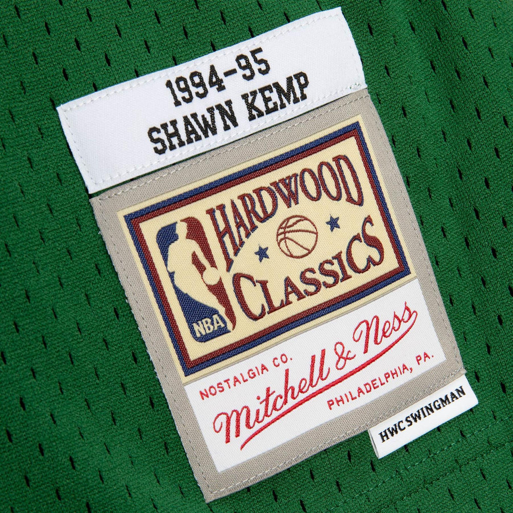 Shawn Kemp Seattle Supersonics Hardwood Classics Throwback NBA Swingman  Jersey