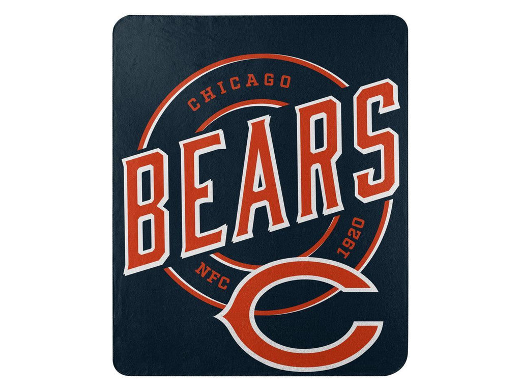 The Northwest Company NFL Chicago Bears Campaign Design Fleece Throw Blanket