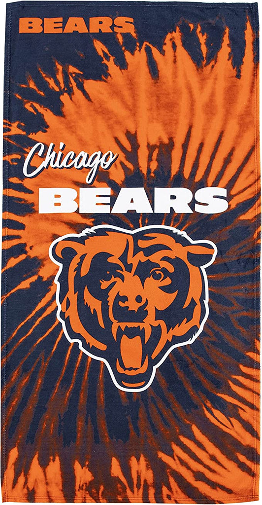The Northwest Company NFL Chicago Bears Psychedelic Beach Towel