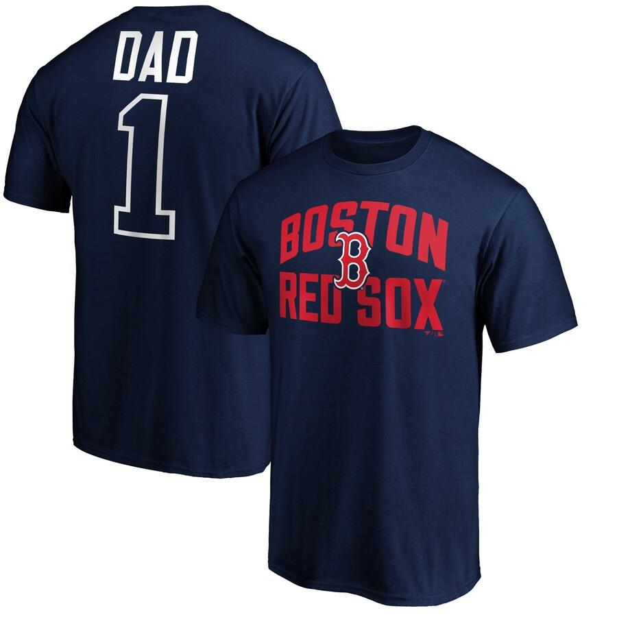 Men's Boston Red Sox New Era Navy 4th of July Jersey T-Shirt
