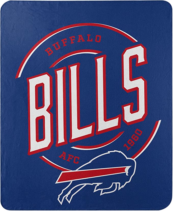 The Northwest Company NFL Buffalo Bills Campaign Design Fleece Throw Blanket