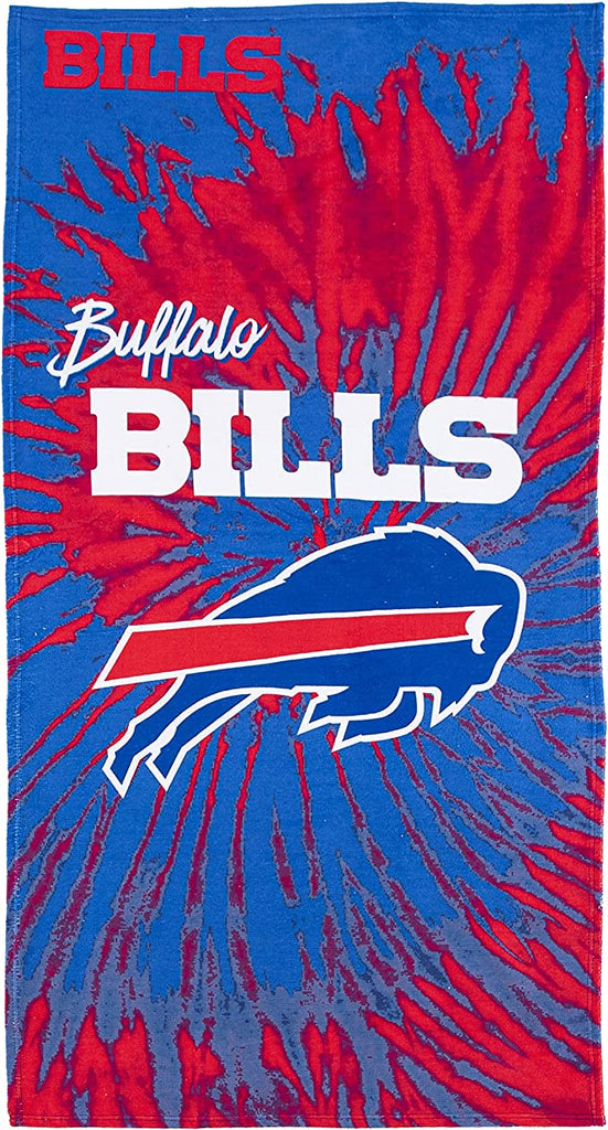 The Northwest Company NFL Buffalo Bills Psychedelic Beach Towel
