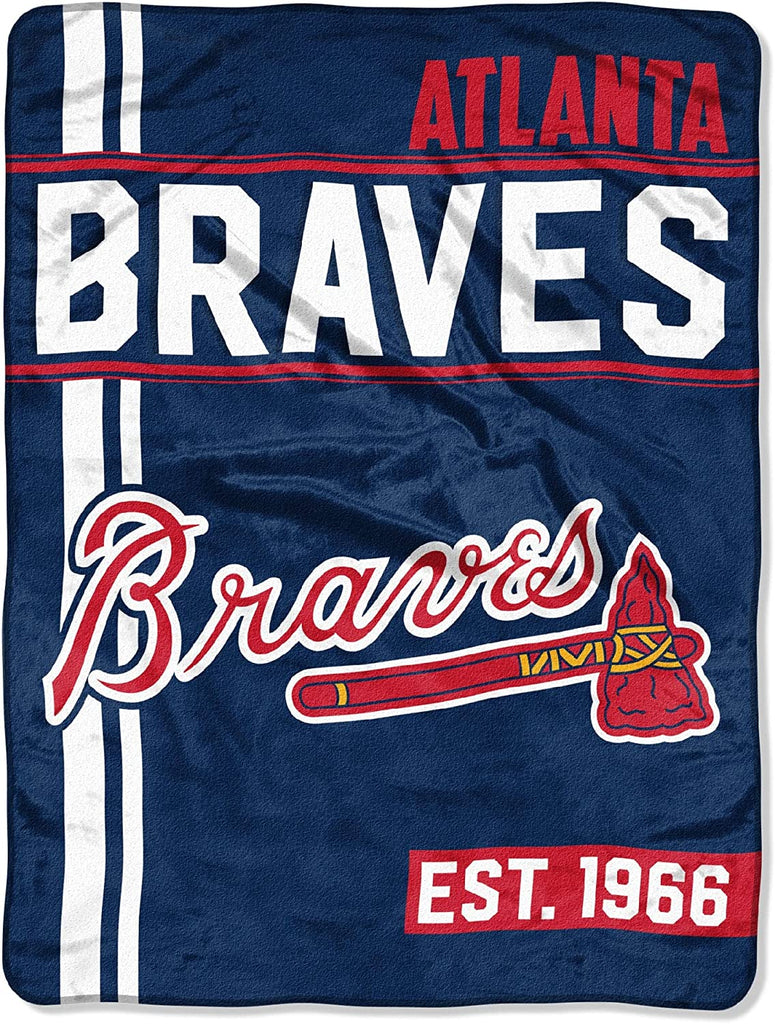 The Northwest Company MLB Atlanta Braves Micro Raschel Super Plush Throw