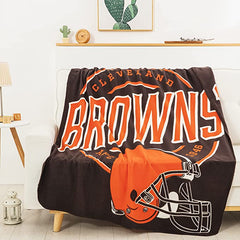 The Northwest Company NFL Cleveland Browns Campaign Design Fleece Throw Blanket