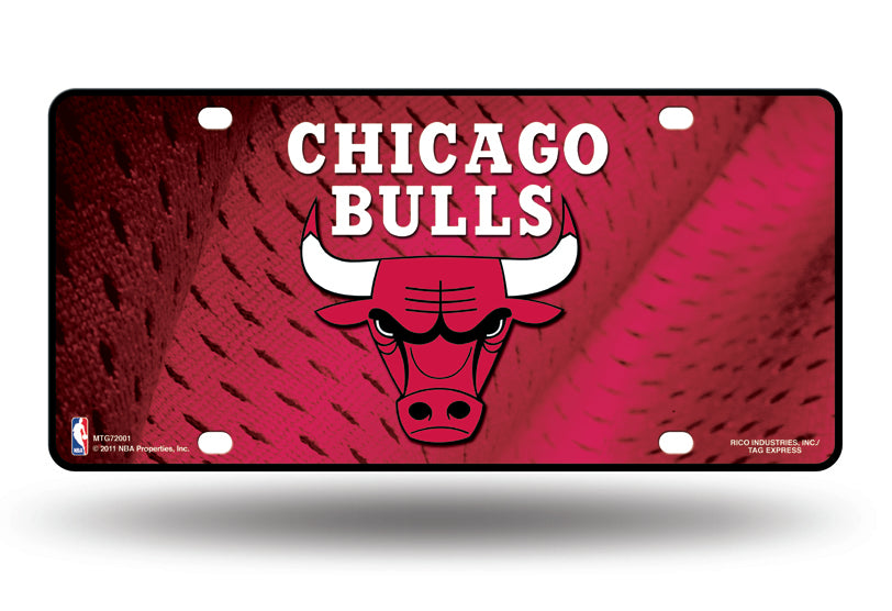 Rico NBA Chicago Bulls Auto Metal Tag Car License Plate MTG