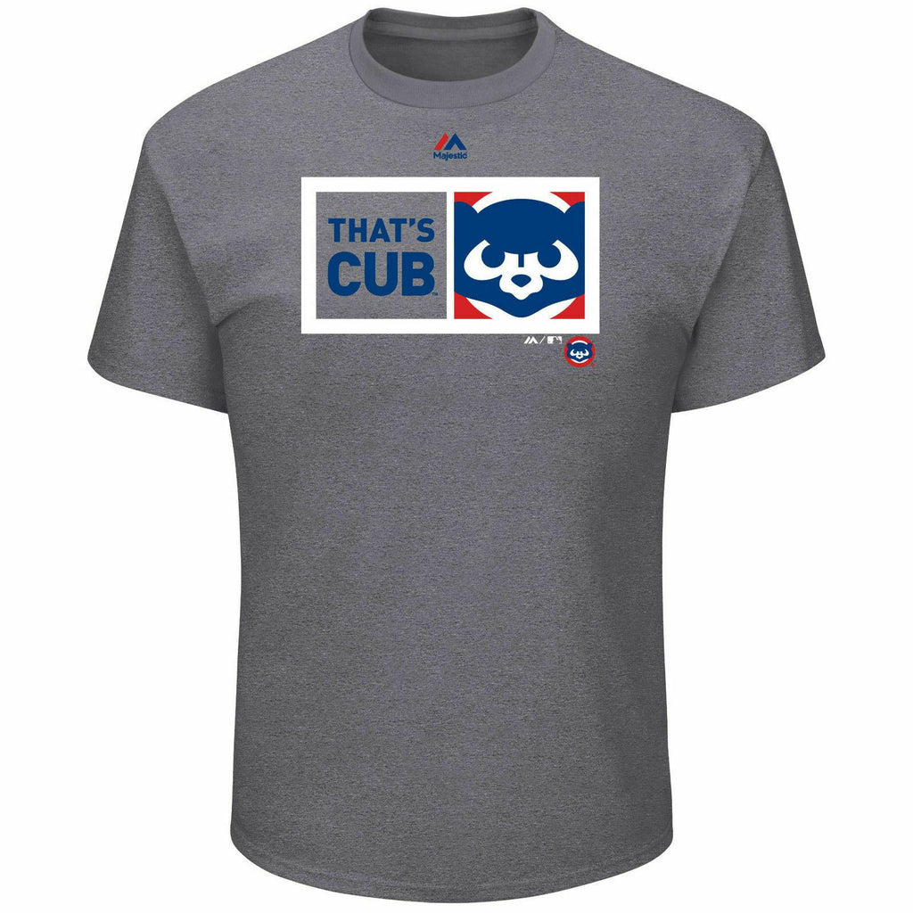 Majestic MLB Men's Chicago Cubs THAT'S CUB T-Shirt