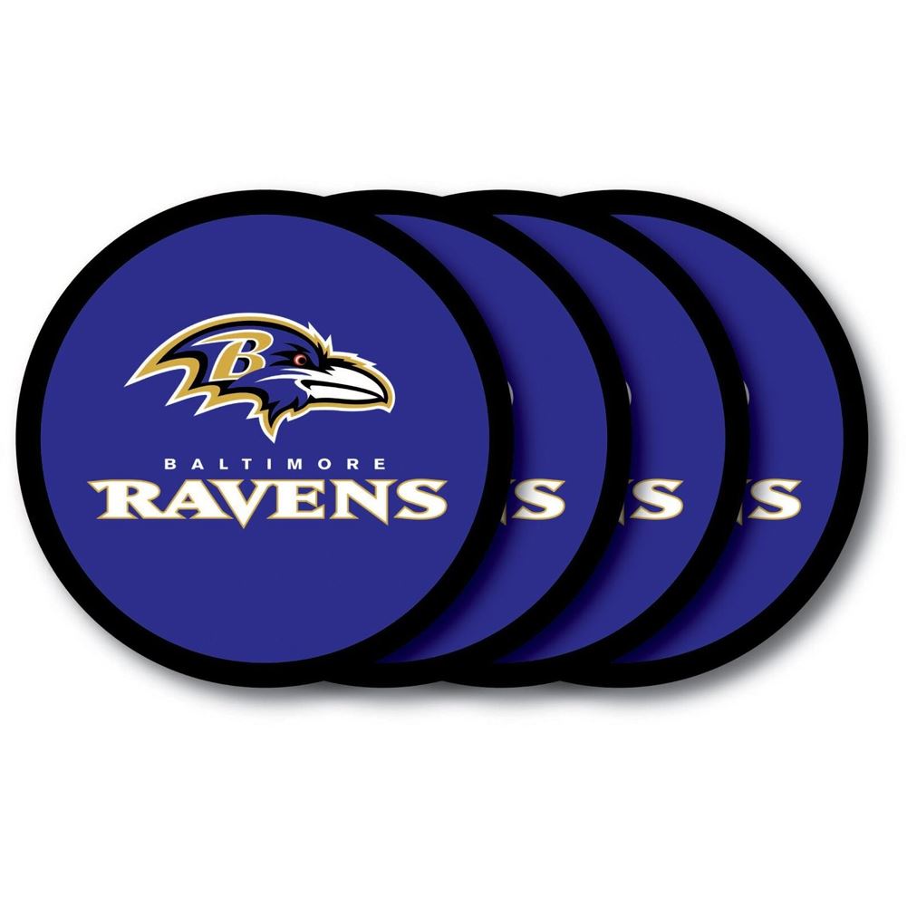 Duck House NFL Baltimore Ravens Coaster Set 4-Pack