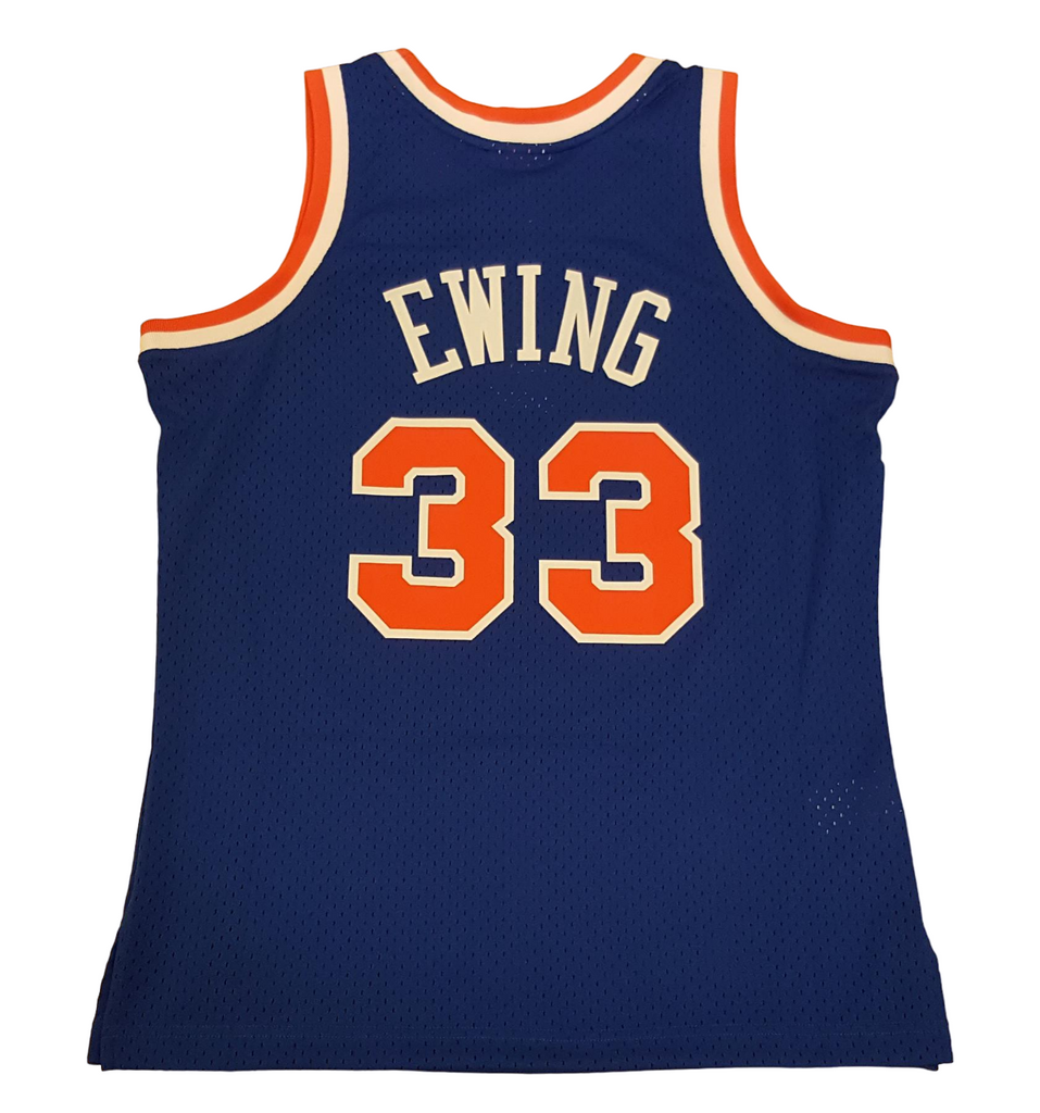 Mitchell & Ness NBA Men's New York Knicks Patrick Ewing 1991-92 Hardwood Classics Swingman Road Jersey