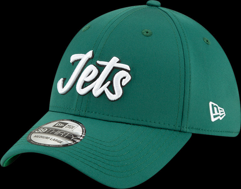 New York Jets Era 2019 NFL Sideline Home Official 39THIRTY 1960s Flex Hat - Green