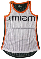 G-III NCAA Women's Miami Hurricanes Opening Day Mesh Tank Top